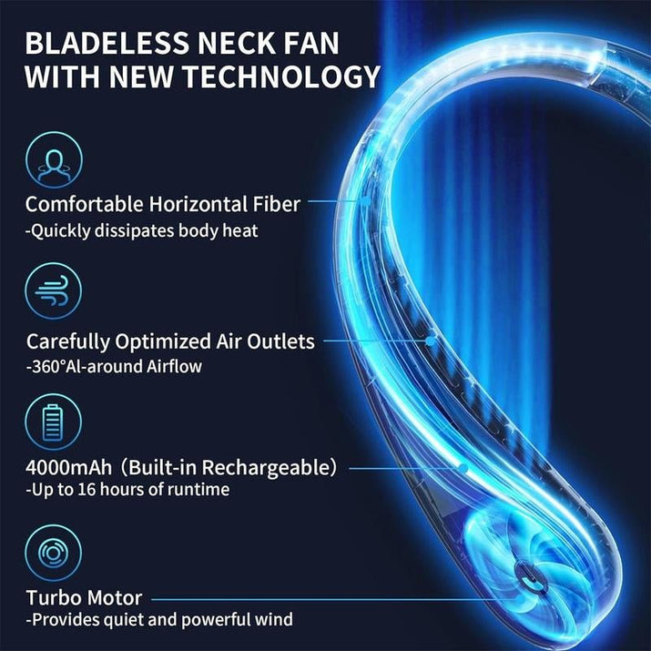 Portable Neck Cooling Fan - Vymanel