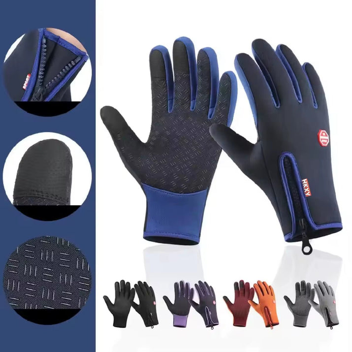 Touchscreen Warm Gloves Outdoor Cycling Driving Motorcycle Waterproof Cold Gloves Windproof - Vymanel