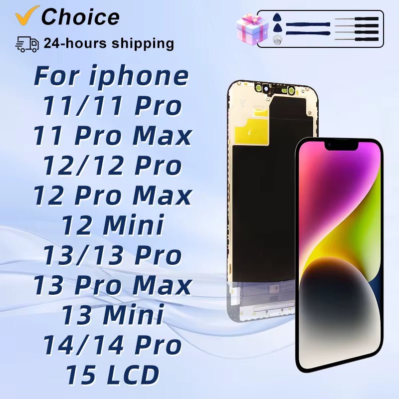 AAA+++ 11 12 13 Display Screen for 13 Mini 14 LCD Display 14 plus 15 plus Touch Screen Display - Vymanel