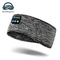 Restrhythm Sleep Headphones Bluetooth - Adjustable Wireless Headband - Fast Charging Headset with Noise Isolating Earbud - Comfort for Rest, Workouts & Travel - Vymanel