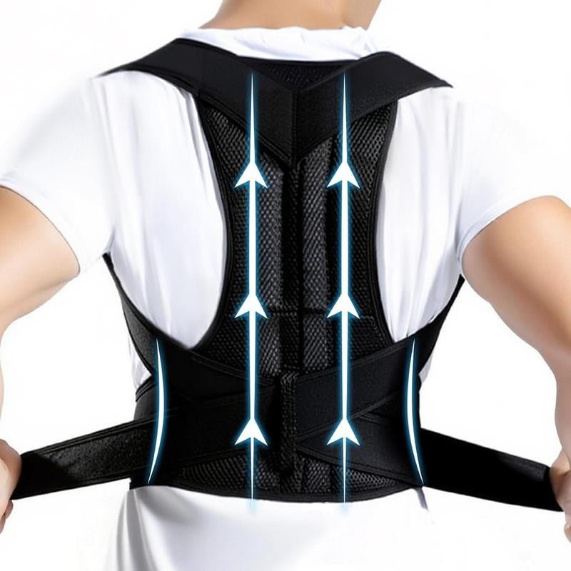 Posture Corrector Brace – Adjustable Back Support for Men & Women - Vymanel