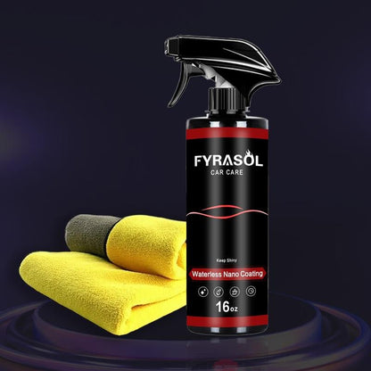 Fyrasol Ceramic Coating Spray – 3 - In - 1 Waterless Wash &amp; Gloss Protector Wax Car Paint Polishing - DBCLEANS