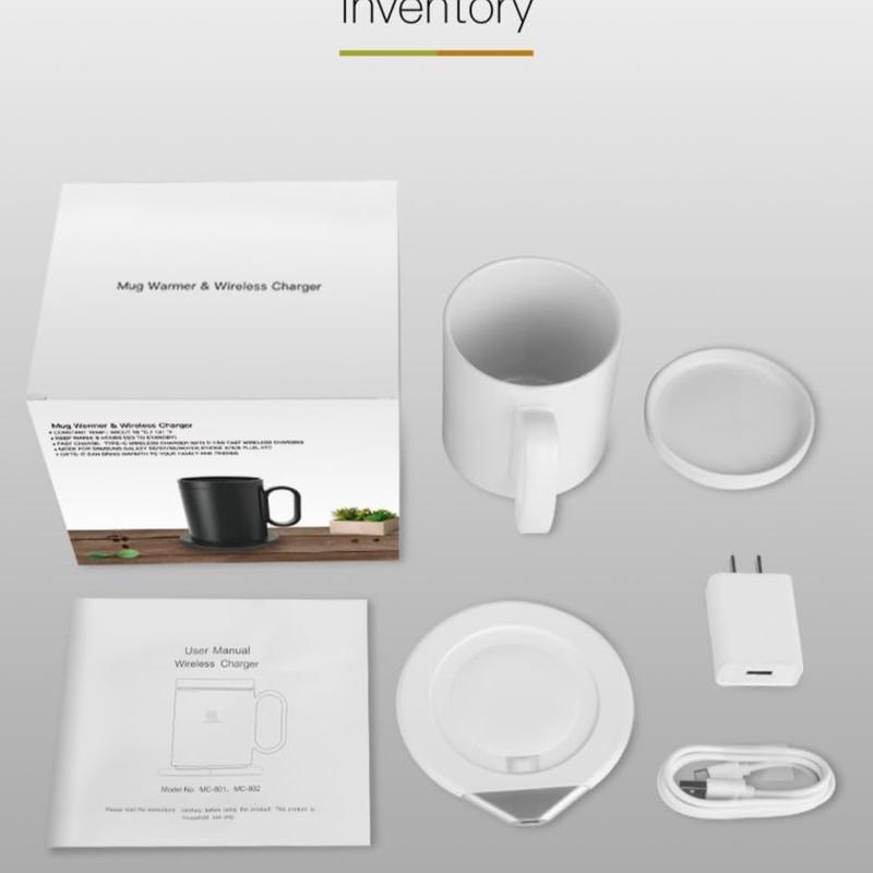 Smart Coffee Mug Warmer and Phone Charger 18 W - 2 in 1 Waterproof - Vymanel