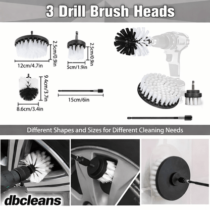 Ultimate 28-Piece Car Detailing Kit - Comprehensive Brush Set for Interior & Exterior Care