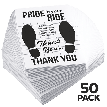 DB Mat Covers Protector 50 Pieces Per Order - DBCLEANS