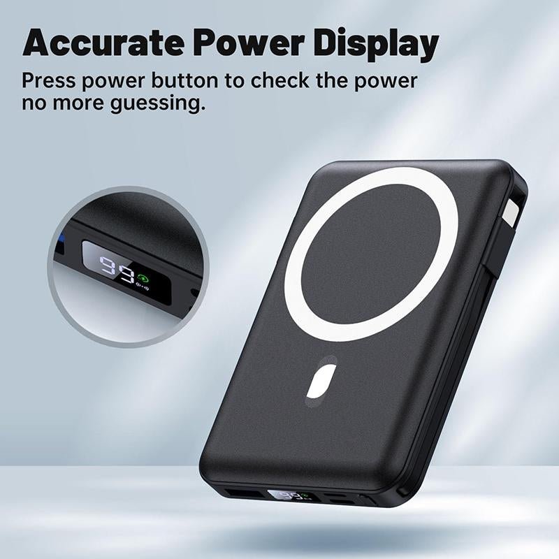 Super Fast Charging Magnetic Wireless Power Bank Magnetic Portable Chargers - Vymanel