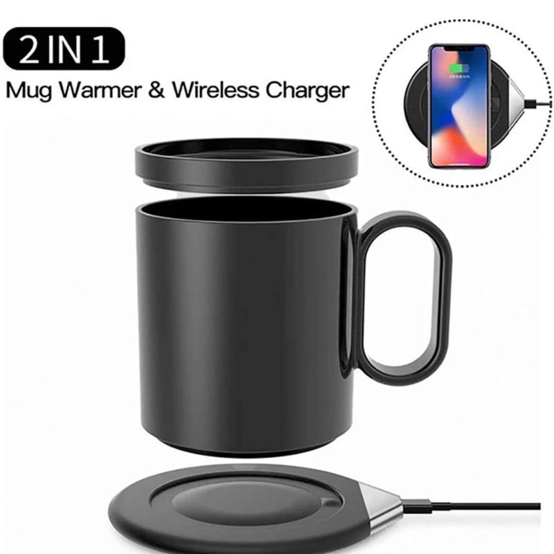 Smart Coffee Mug Warmer and Phone Charger 18 W - 2 in 1 Waterproof - Vymanel
