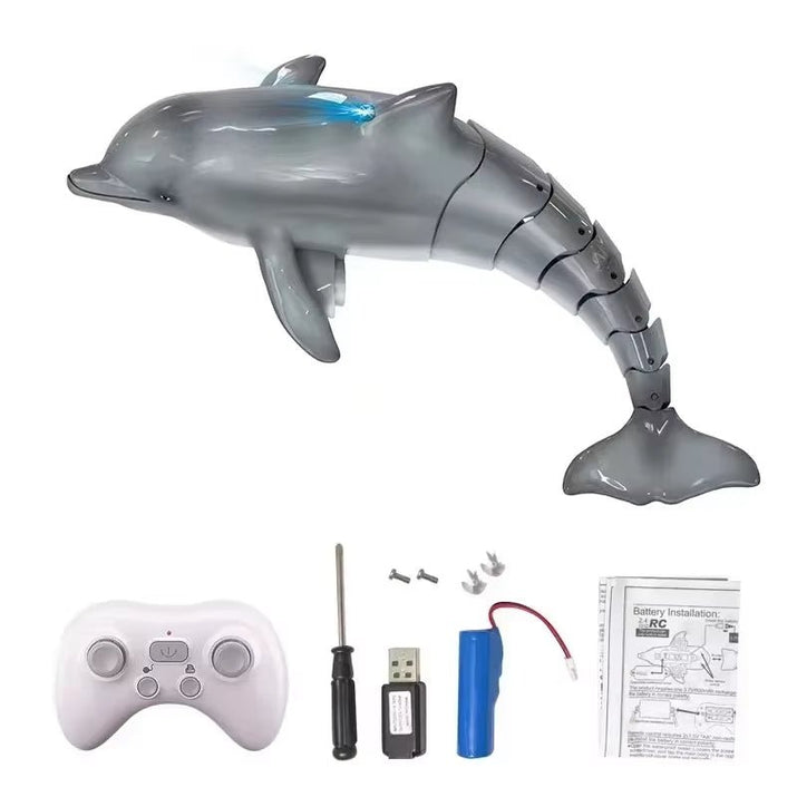 Smart RC Shark Whale Spray Water Toy Remote Electric - Vymanel
