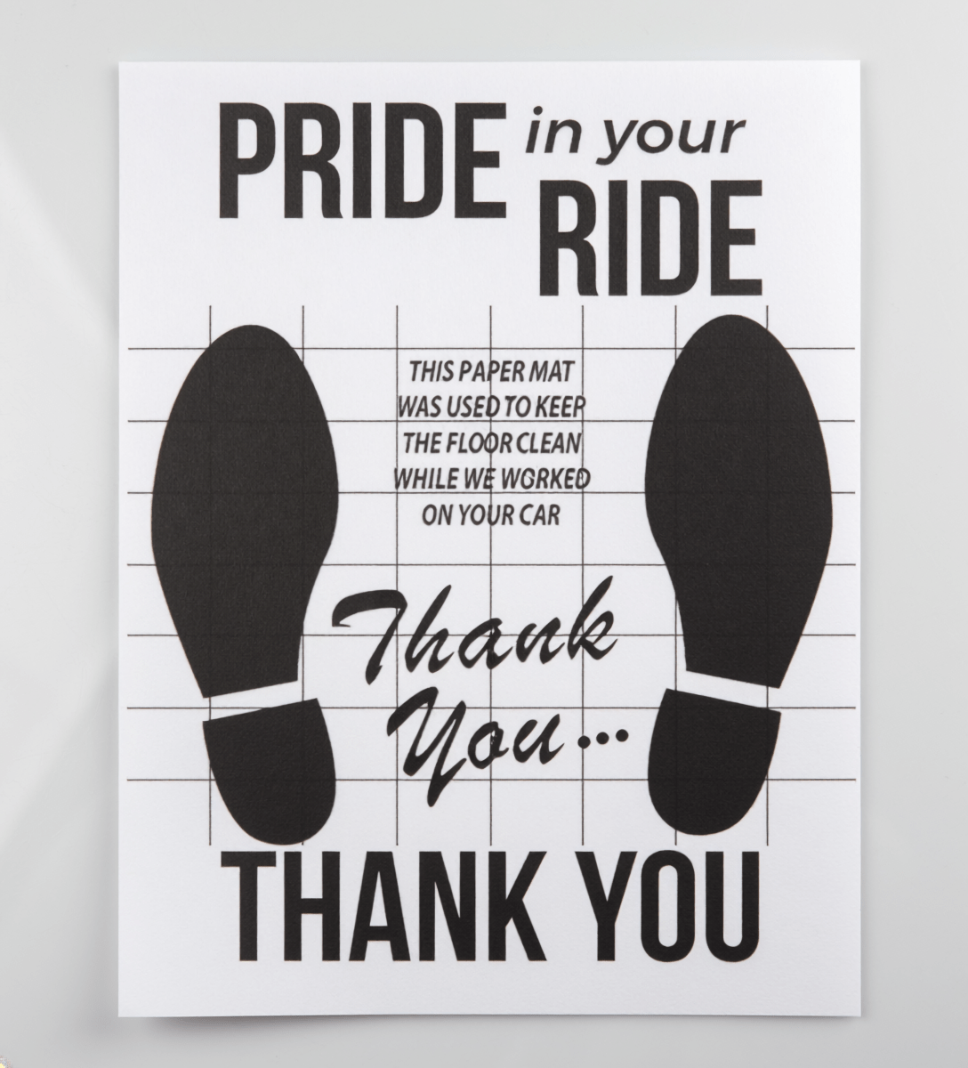 DB Mat Covers Protector 50 Pieces Per Order - DBCLEANS