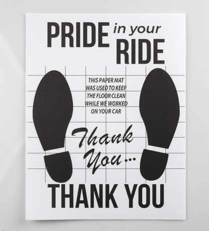 DB Mat Covers Protector 50 Pieces Per Order - DBCLEANS